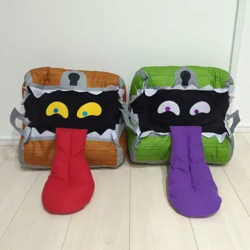 드래곤 퀘스트 큰 봉제 인형 미믹 식인 상자 세트 2