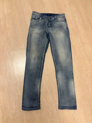 DRESS SLAVE 데님 드레스 레이브 34 사이즈 라이트 블루