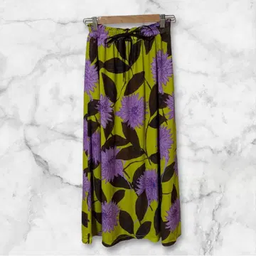 [ DAMA collection ] 꽃무늬 프린트 롱 스커트/S