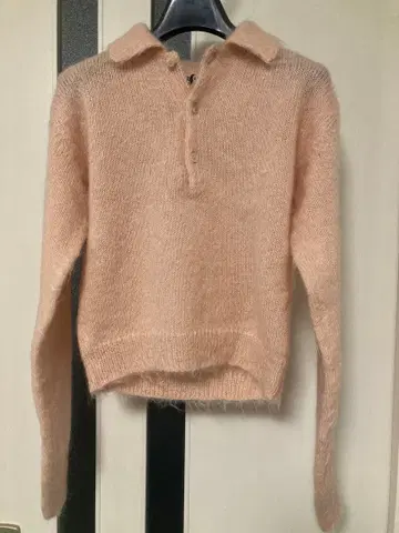 오라리 숏 기장 모헤어 니트