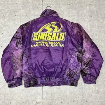 80s 데드스탁 SINISALO 충전솜 점퍼 블루종 시니사로
