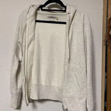 OMNIGOD 아이보리 집업 후드티 사이즈 3