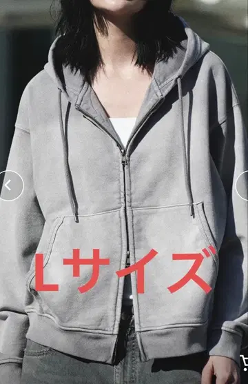 WYM LIDNM 위므리돔 헤비 온스 더블 지퍼 후드티 L 사이즈