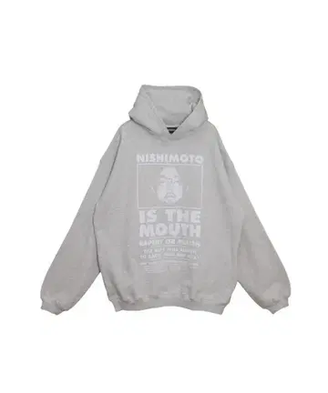 NISHIMOTO IS THE MOUTH 후드티 그레이