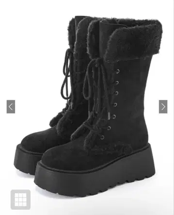 GRL 스웨이드 무스탕 레이스업 부츠[zr1330]