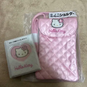 헬로키티 미니 숄더와 카드 수납 파일 세트