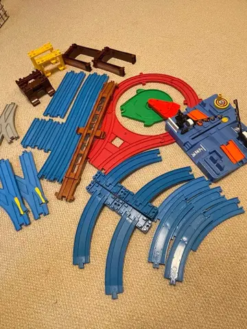 프라레일 건널목 선로 다리 커브 직선 분기 여러 가지 세트