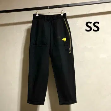 새상품급 graniph 피카츄 닌텐도 콜라보 코튼 팬츠 블랙 SS