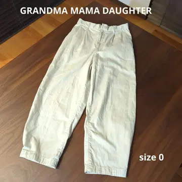 GRANDMA MAMA DAUGHTER 사이드 턱 벌룬 팬츠 size 0