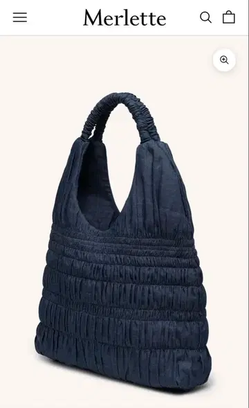 Merlette 네이비 숄더백 마렛 론 헤르만 데님