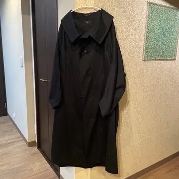 Y's COTTON TWILL LONG CAPE COAT