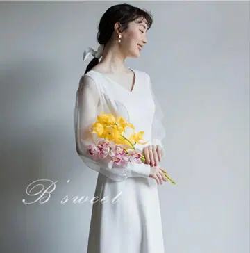 B'sweet 화이트 웨딩 드레스