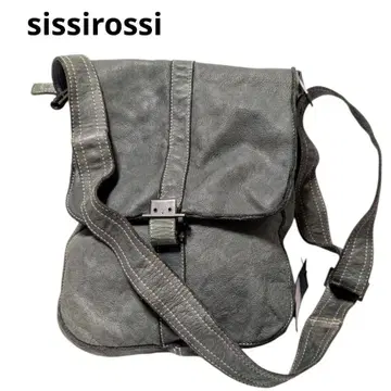 미사용 시시로시 숄더백 미니 빈티지 가공 가죽