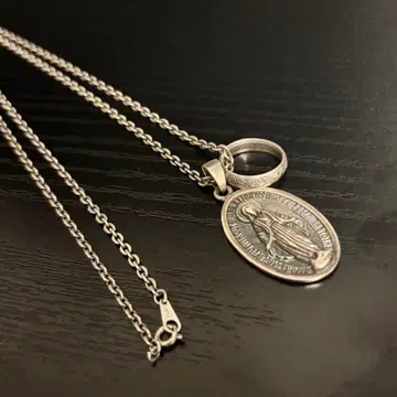 silver928 성모 마리아 목걸이