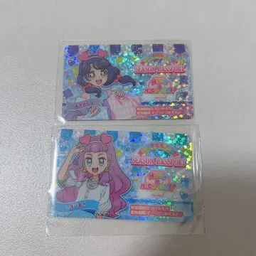 프리큐어랜드 시즌 여권 료무라 산고 로라 라메르 카드