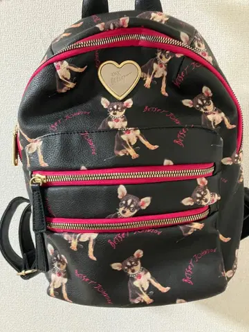 구하기 어려움 BETSEYJOHNSON 치와와 패턴 백팩