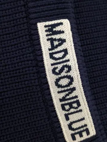 MADISONBLUE KNIT SIDE SLIT SKIRT