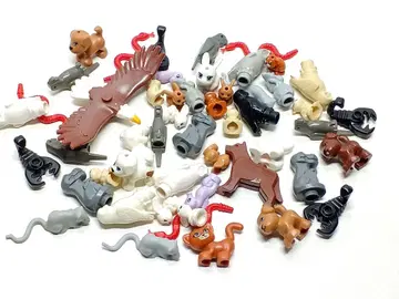 레고 50마리 동물 생물 독수리 토끼 개 고양이 전갈