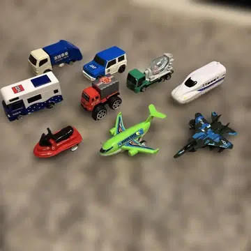 완구 세트 토미카 미니카 9점 세트 비행기 전투기 차량 등