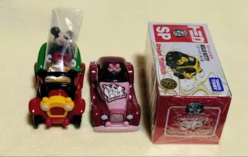 토미카 미키&미니 머신 + 헬로키티 (화와) 3종 세트