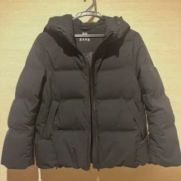 유니클로 심리스 다운 파카 S