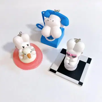 beco+81 아트 에모셔널 컬렉션 3점 키링 가공 완료