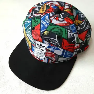 adidas 아디다스 올 패턴 캡 스냅백 멀티 컬러