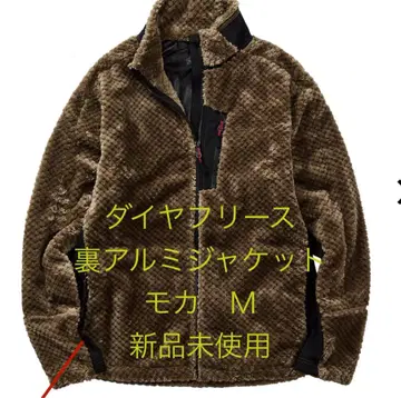 새상품 다이아 플리스 안감 알루미늄 자켓 M workman 모카 M