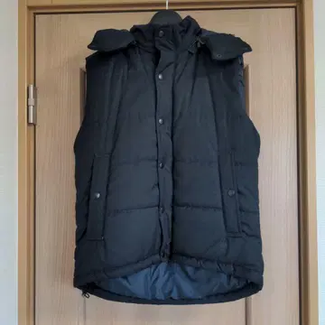 [ 미사용 새상품 ] 네이비 충전솜 베스트 탈부착 후드 부착