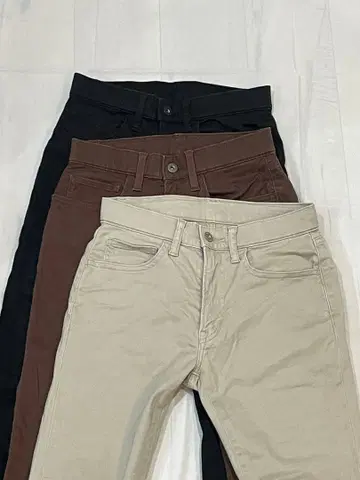 UNIQLO 울트라 스트레치 컬러 청바지 3세트