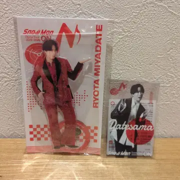 Snow Man ON 아크릴 스탠드 클리어 스티커 미야타테 료타