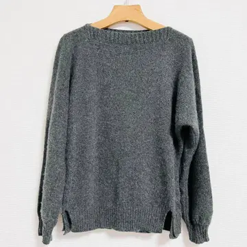 드로어 drawer 보트넥 니트 스웨터 캐시미어 돌먼 소매