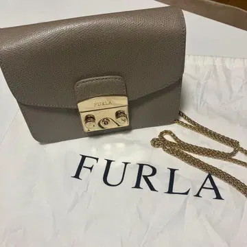 FURLA 메트로폴리스 숄더백 그레이지