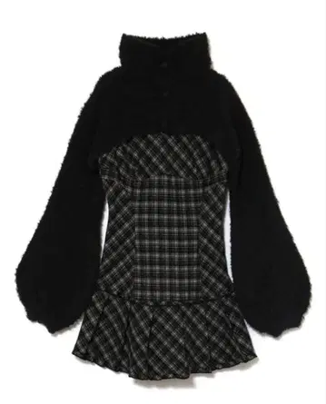 룰루 체크 세트 미니 드레스 앤 메리