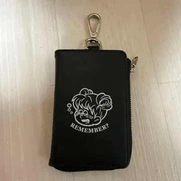 Round Zipper Key Case REMEMBER?