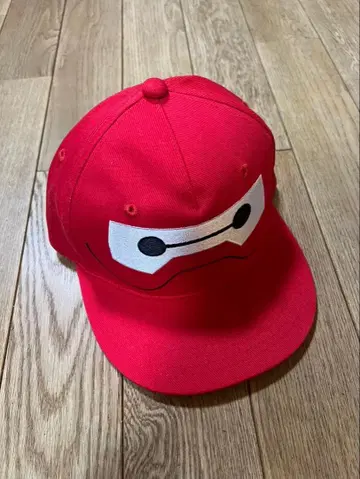 베이맥스 2.0 캡 빨간색 도쿄 디즈니 리조트 모자 레드