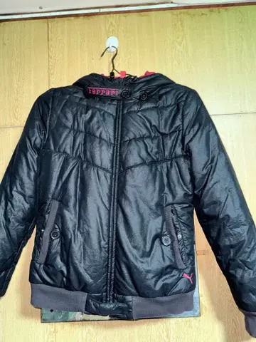 푸마 페라리 후드 부착 다운 자켓