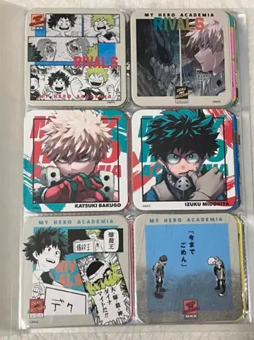 [ 전종 세트 ] 히로아카 아트 코스터 RIVALS ( 전 48종 )