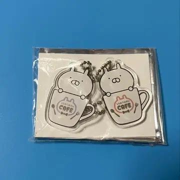 우사마루 카페 아크릴 키링 2개