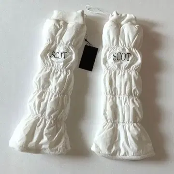 미사용 택 포함 스콧 클럽 개더 레그 워머 보아 안감