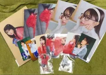 아이다 리카코 아이돌 사진 세트와 아크릴 스탠드