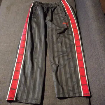 PUMA 스트라이프 저리 팬츠 그레이