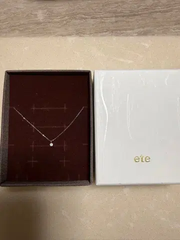 ete 다이아몬드 목걸이