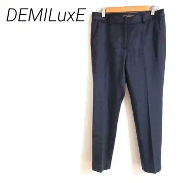 Demi-Luxe BEAMS 슬랙스 38 네이비 M 캐주얼