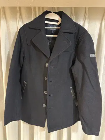 Armani Jeans 네이비 피 코트