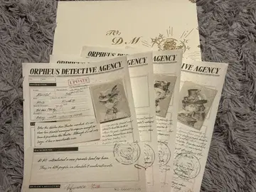 제5인격 오프라인 팩 탐광자 7주년 특별 럭셔리판 자료집 일부