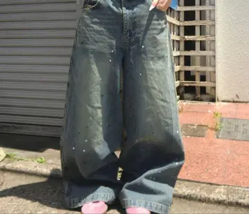 CENTIMETER 배기 데님