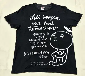 유즈 T셔츠 M사이즈 2017년 투어 기념