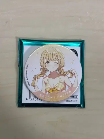 학원 아이돌 마스터 후지타 코토네 스이파라 바닷가 콜라보 캔뱃지