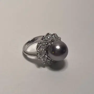 진주 펄 반지 각인 있음